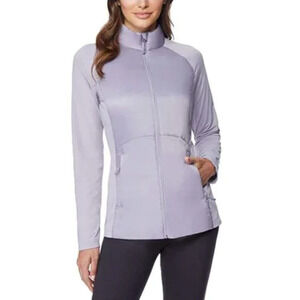 32 Degrees Mixed Media Lightweight Travel Jacket Lavender Purple Women's XL NWOT